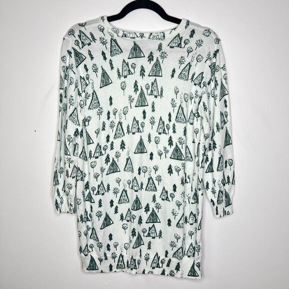 Womans ModCloth Log Cabin Holiday Sweater Size 1X - Picture 7 of 11